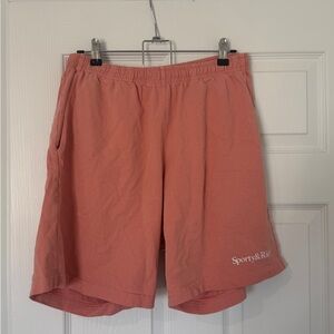 Sporty & Rich Salmon Athletic Shorts